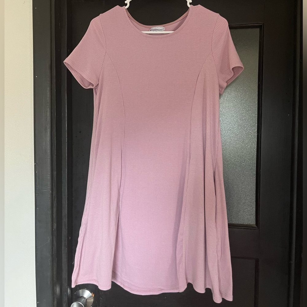 Urban outfitters ribbed t shirt dress